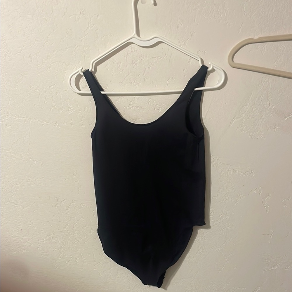 Black Sleeveless Skims Bodysuit S/M